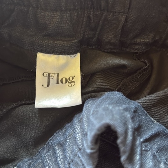 Bevy Flog sz 26 Dark Navy Jogger Pants elastic waist stretch pants - Picture 9 of 11